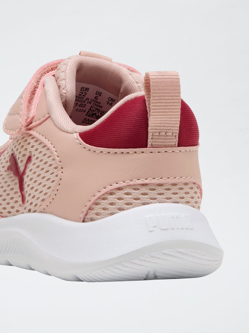 Sneaker con lacci e velcro in mesh PUMA Rosa - Kiabi