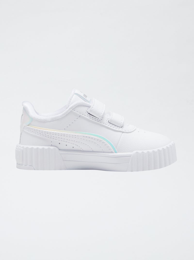 Sneaker leggera tinta unita brillante PUMA Bianco - Kiabi