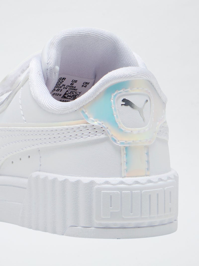 Sneaker leggera tinta unita brillante PUMA Bianco - Kiabi