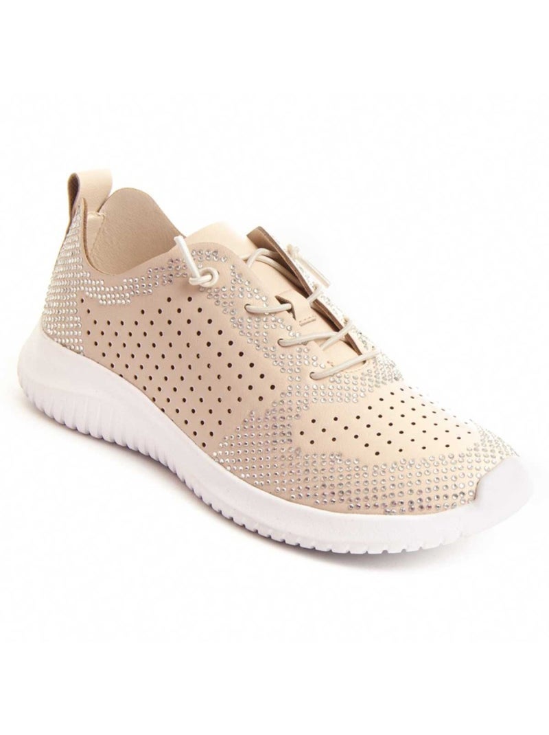 Sneaker Materiale Sintetico E Tessile Montevita Beige - Kiabi