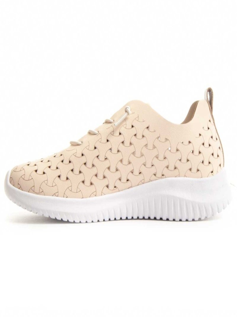Sneaker Materiale Sintetico E Tessile Montevita Beige - Kiabi