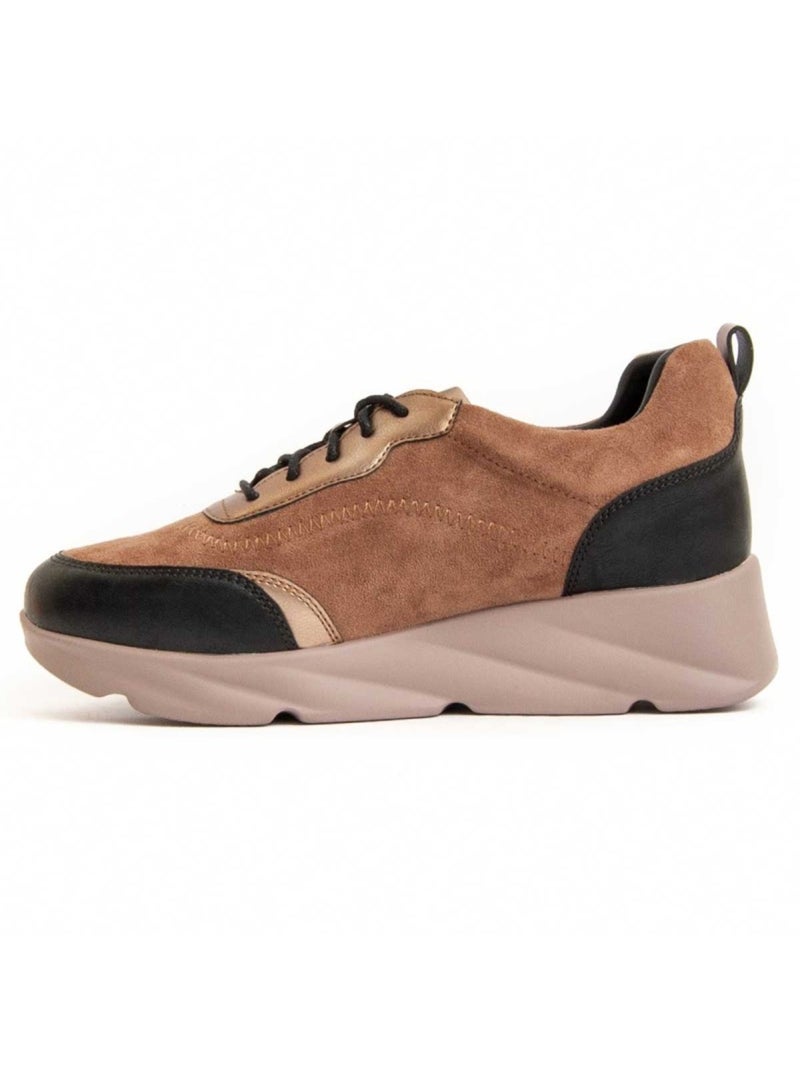 Sneaker Materiale Sintetico E Tessile Montevita Marrone - Kiabi