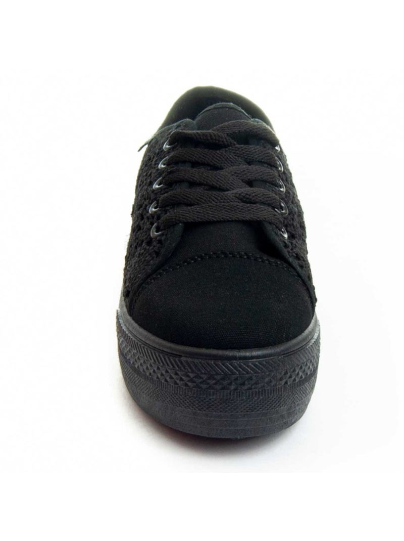 Sneaker Materiale Sintetico E Tessile Montevita Nero - Kiabi