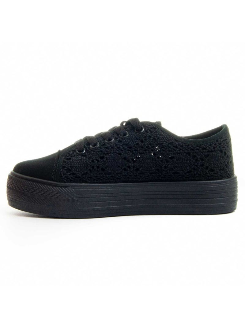 Sneaker Materiale Sintetico E Tessile Montevita Nero - Kiabi