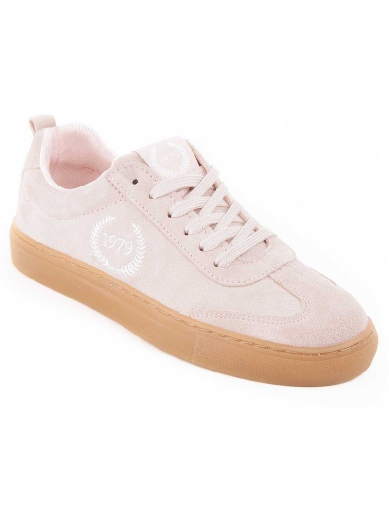 Sneaker Pelle Naturale Montevita Beige - Kiabi