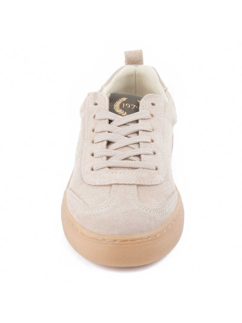 Sneaker Pelle Naturale Montevita Beige - Kiabi