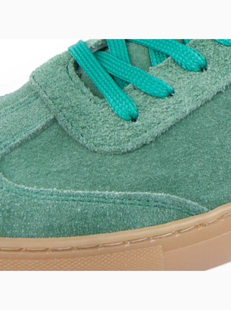 Sneaker Pelle Naturale Montevita Verde - Kiabi