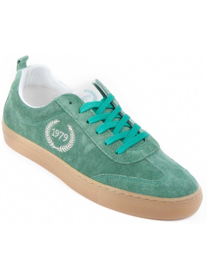 Sneaker Pelle Naturale Montevita Verde - Kiabi