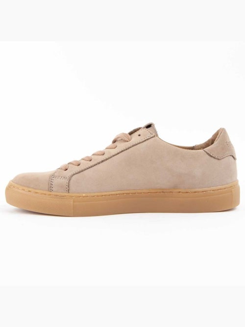 Sneaker Pelle Naturale Purapiel - Kiabi