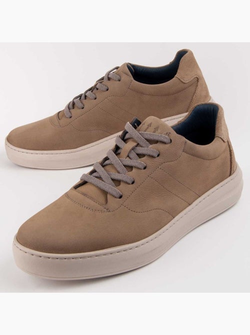 Sneaker Pelle Naturale Purapiel - Kiabi