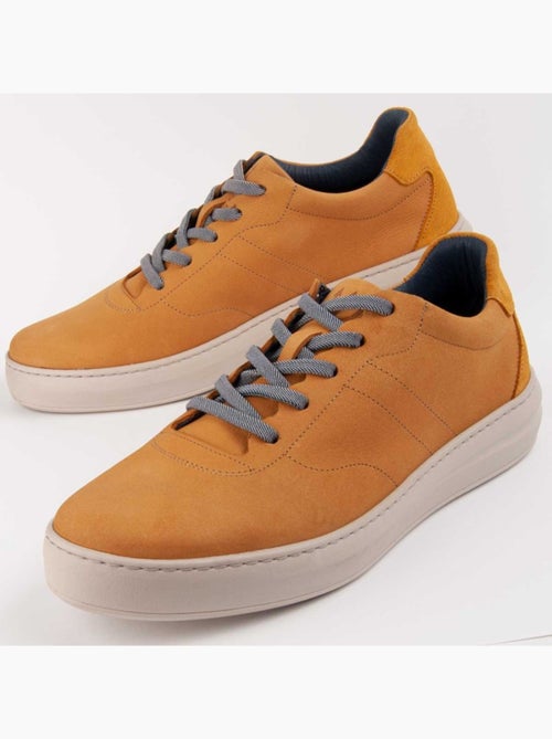 Sneaker Pelle Naturale Purapiel - Kiabi