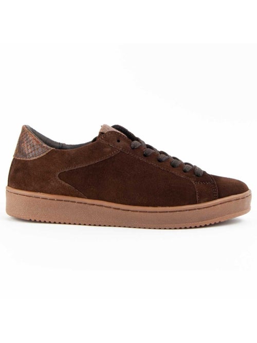 Sneaker Pelle Naturale Purapiel - Kiabi