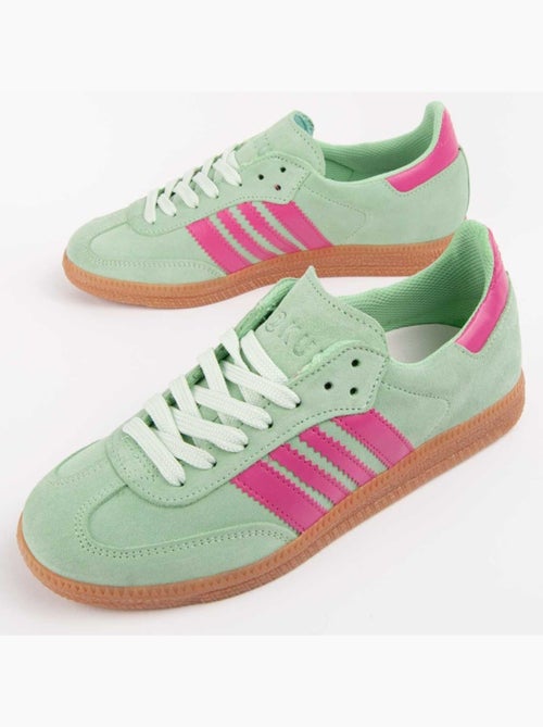 Sneaker Pelle Naturale Purapiel - Kiabi