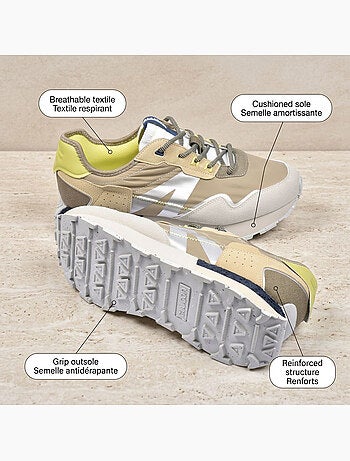 Sneaker uomo running retro confortevole OZABI