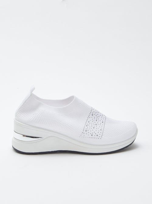 Sneakers a calzino con zeppa - Kiabi