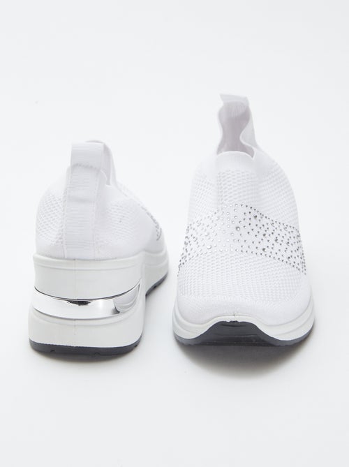 Sneakers a calzino con zeppa - Kiabi