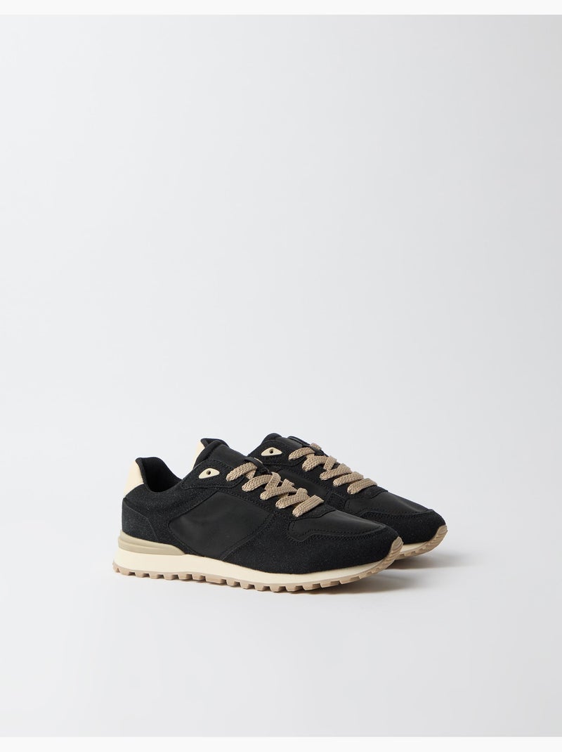 Sneakers a contrasto, mo fashion Nero - Kiabi