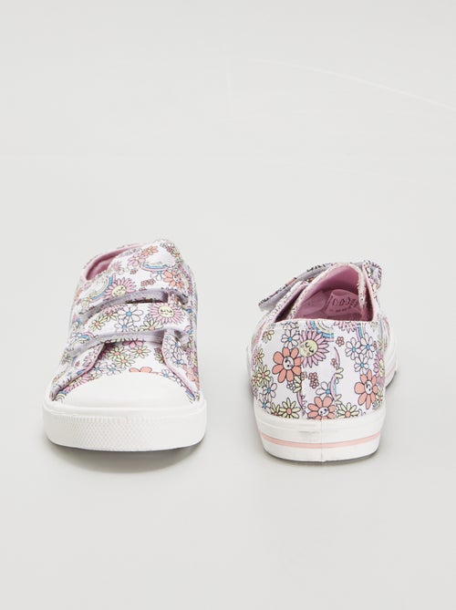Sneakers a fiori a strappo - Kiabi