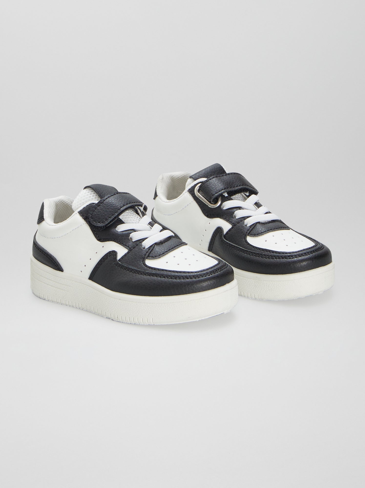 Sneakers a strappo e lacci elasticizzati BIANCO Kiabi 20.00