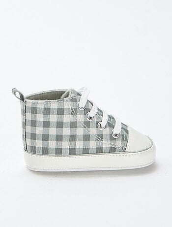 Sneakers alte a quadri
