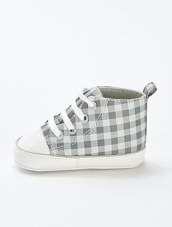 Sneakers alte a quadri