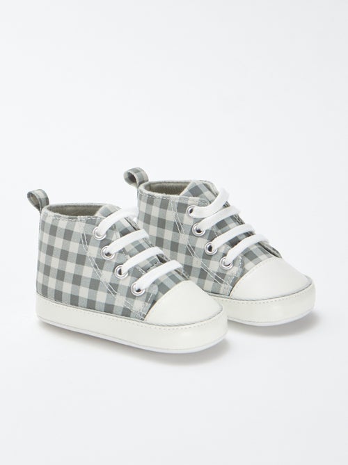Sneakers alte a quadri - Kiabi