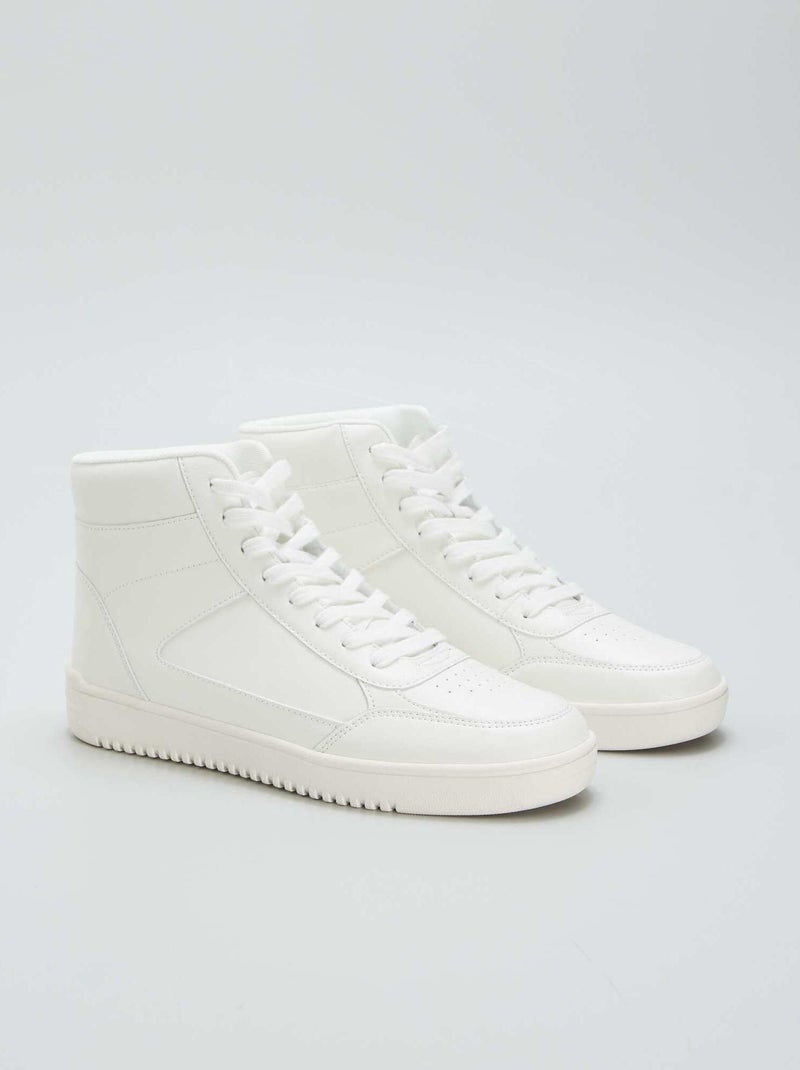 Sneakers alte bianco - Kiabi
