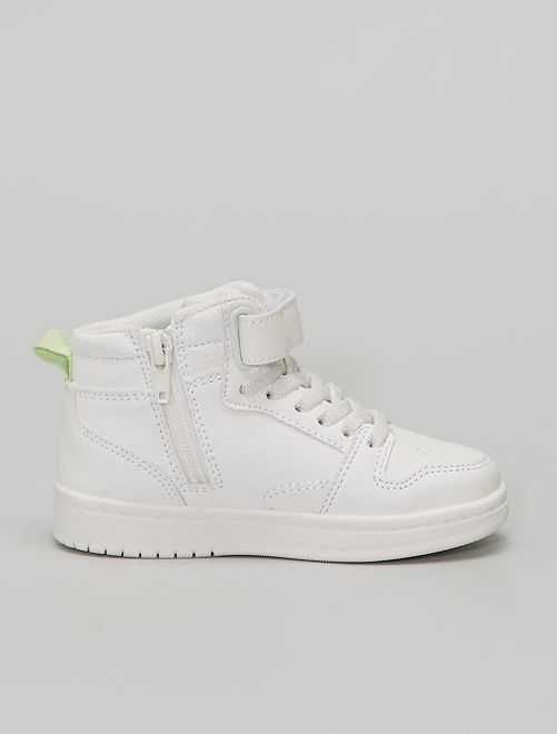 Uomo Alte Sneakers Scarpe Cachi