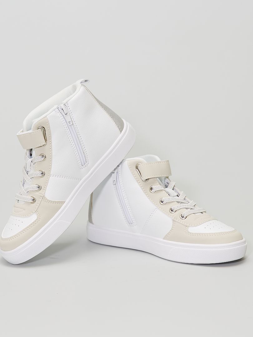 Sneakers alte Bianco - Kiabi