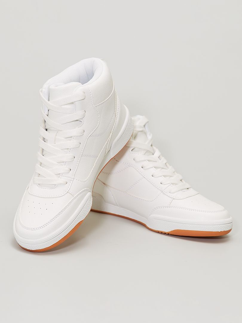 Sneakers alte bianco - Kiabi