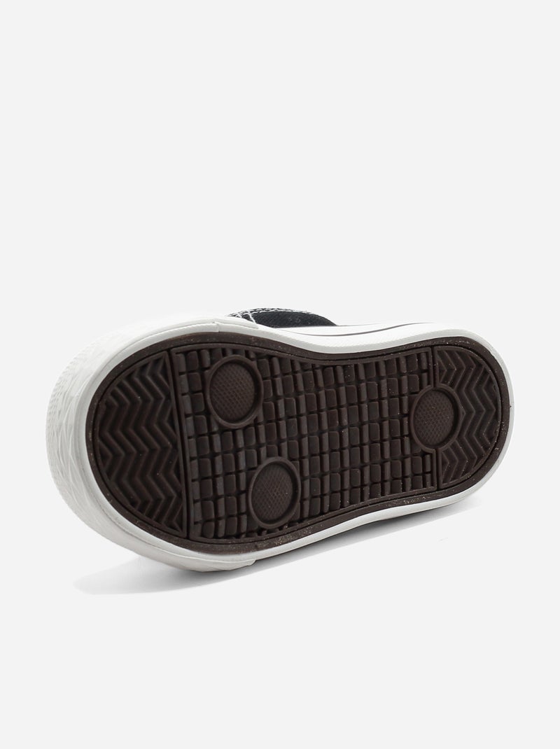 Sneakers alte con lacci Nero - Kiabi