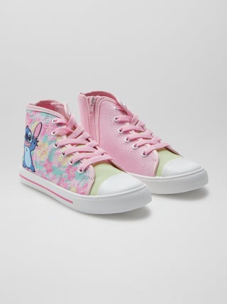 Sneakers alte con lacci Stitch