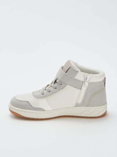 Sneakers alte con strappi e lacci - Kiabi