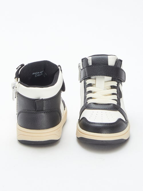 Sneakers alte con strappi e lacci - Kiabi