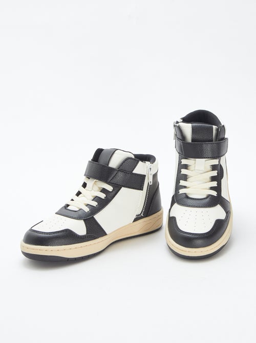 Sneakers alte con strappi e lacci - Kiabi
