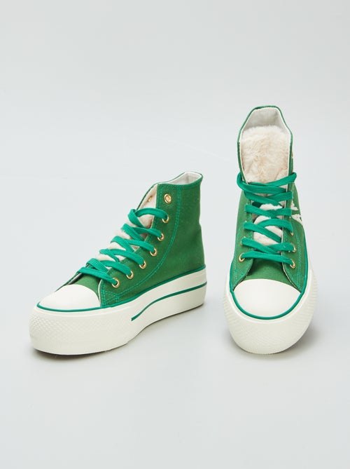 Sneakers alte con zeppa - Kiabi