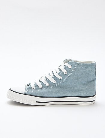 Sneakers alte in denim