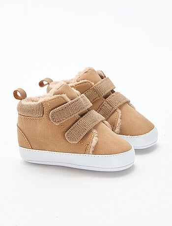 Sneakers alte in ecopelle scamosciata