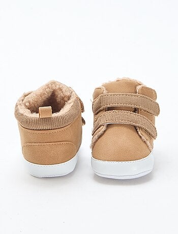 Sneakers alte in ecopelle scamosciata
