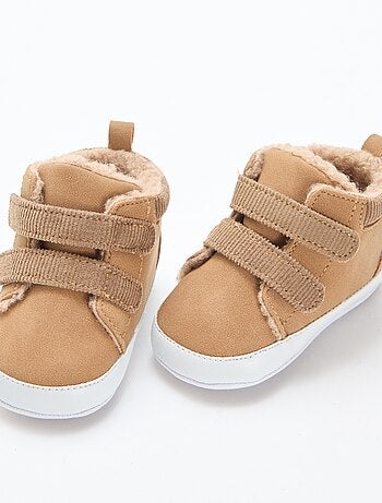 Sneakers alte in ecopelle scamosciata