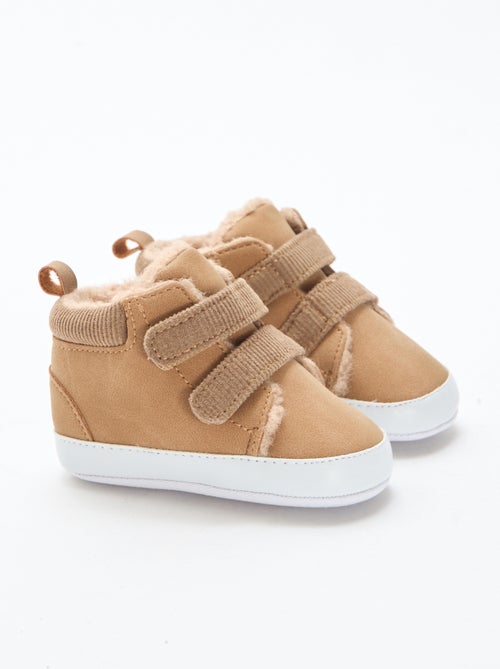 Sneakers alte in ecopelle scamosciata - Kiabi