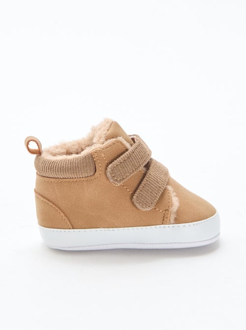 Sneakers alte in ecopelle scamosciata - Kiabi