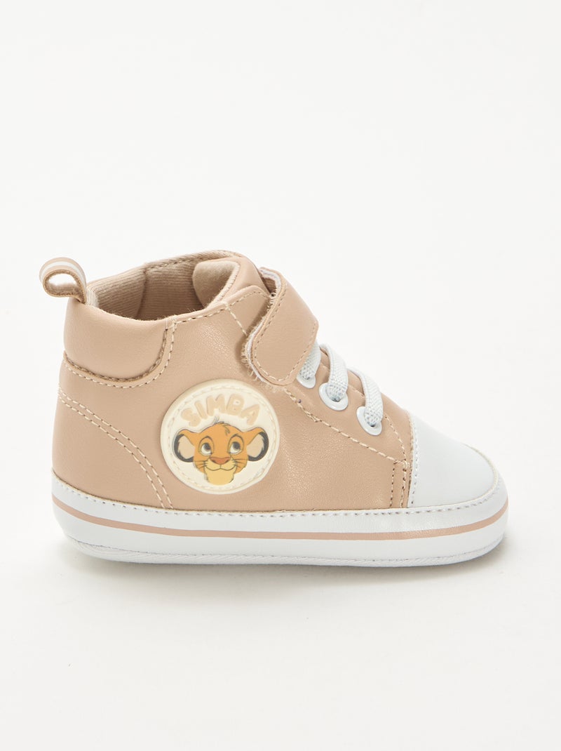 Sneakers alte in similpelle 'Il Re Leone' Beige - Kiabi