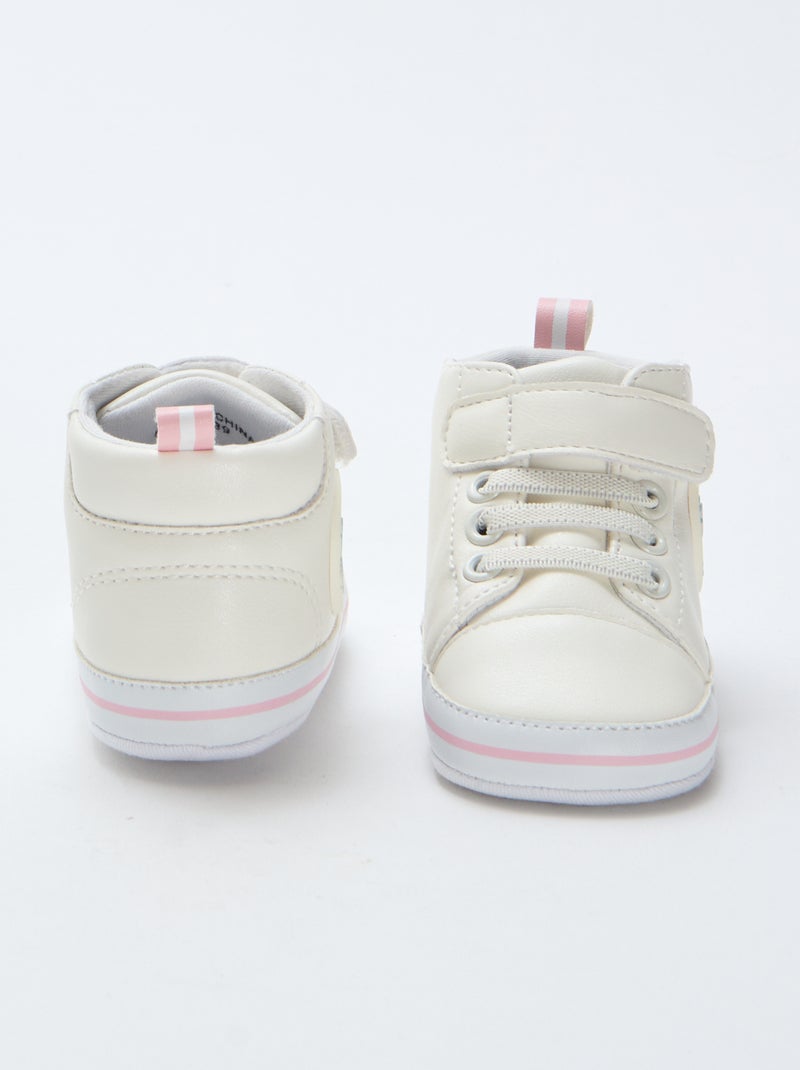 Sneakers alte in similpelle 'Stitch' Blu - Kiabi