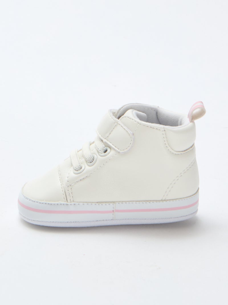 Sneakers alte in similpelle 'Stitch' Blu - Kiabi