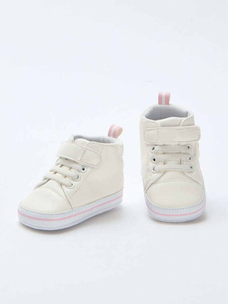 Sneakers alte in similpelle 'Stitch' Blu - Kiabi