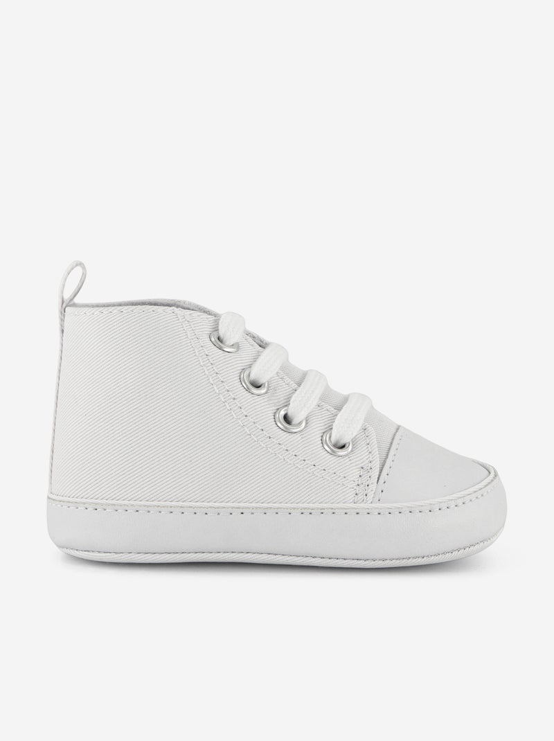 Sneakers alte in tela Bianco - Kiabi