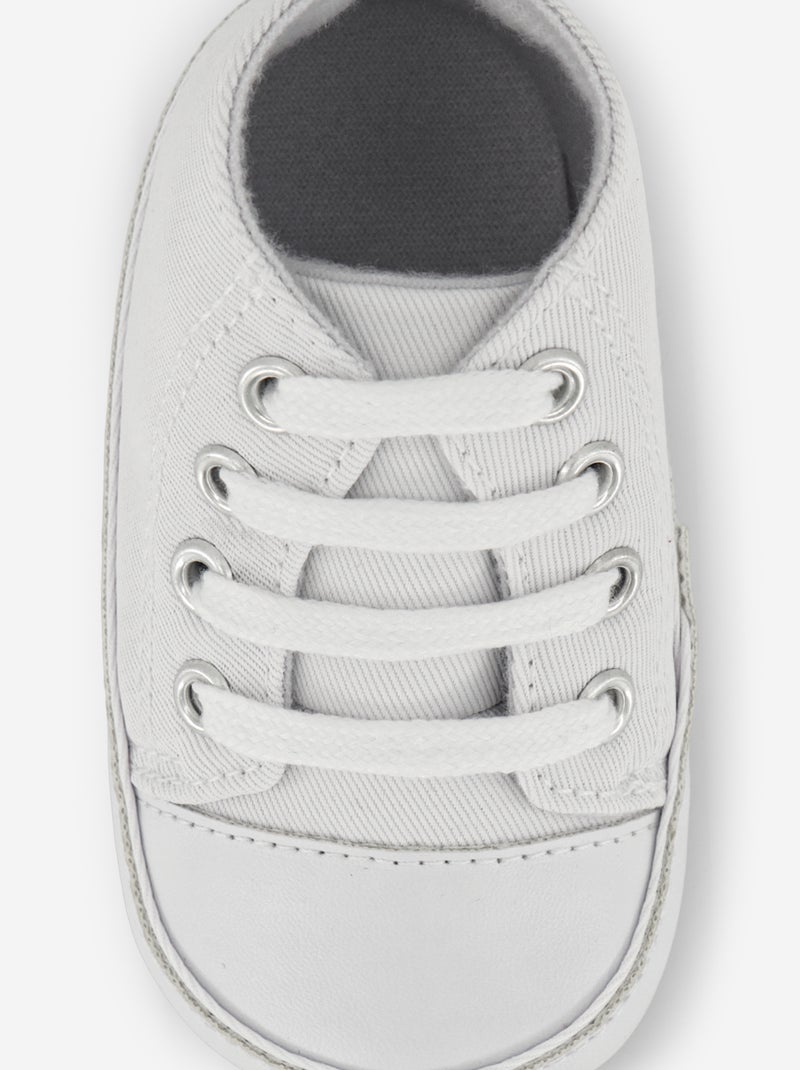 Sneakers alte in tela Bianco - Kiabi