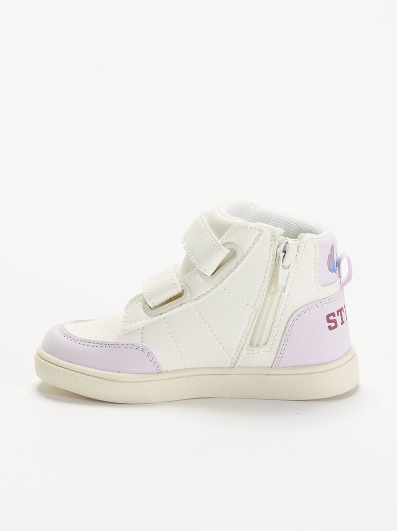 Sneakers alte \'Stitch\' \'Disney\' con strappi Viola - Kiabi