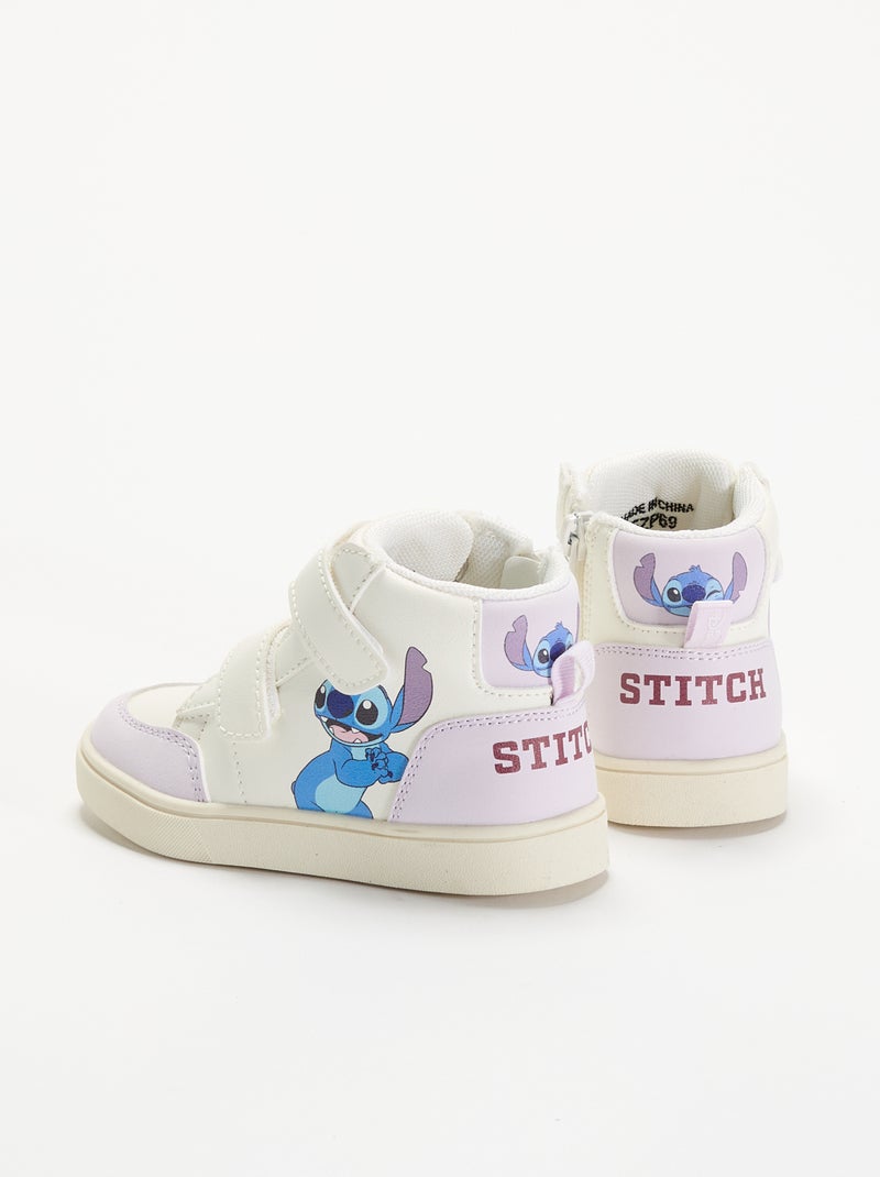 Sneakers alte \'Stitch\' \'Disney\' con strappi Viola - Kiabi